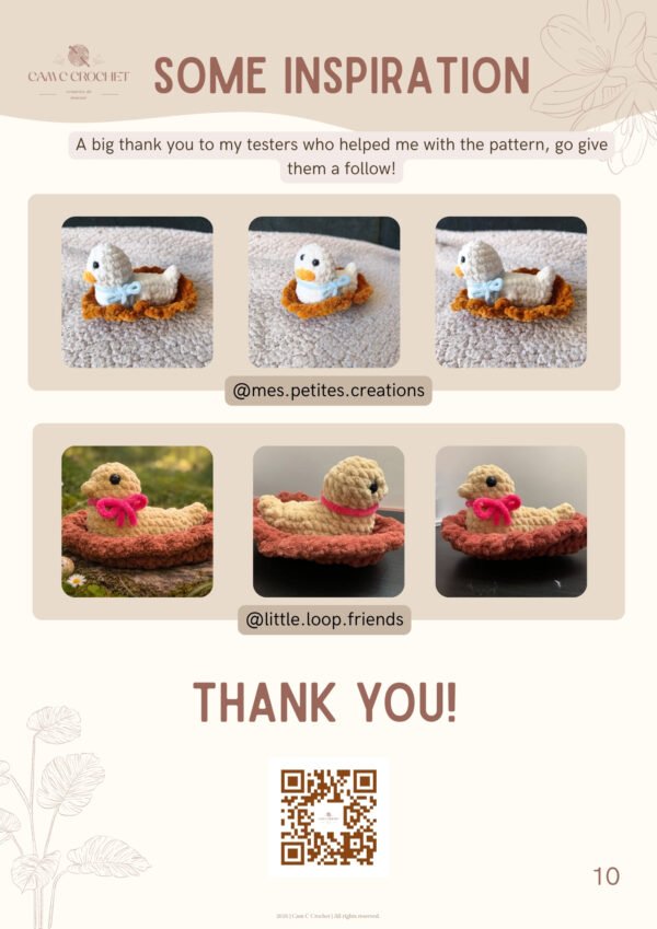 Petit Canard - Patron crochet (FR et EN)